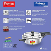 Picture of Prestige Deluxe Alpha Svachh 4 L Induction Bottom Pressure Cooker  (Stainless Steel)