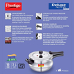 Prestige Deluxe Alpha Junior Handi 4.4 L Induction Bottom Pressure Cooker  (Stainless Steel) की तस्वीर