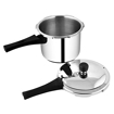 Picture of Prestige Popular Stainless Steel Outer Lid Pressure Cooker, 3 Litres, Silver