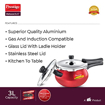Picture of Prestige Deluxe Plus Silky Red 3 L Induction Bottom Pressure Cooker  (Aluminium)