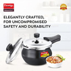 Picture of Prestige Deluxe Duo+ 1.5 L Induction Bottom Pressure Cooker  (Hard Anodized)