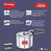 Prestige Nakshatra Plus Svachh 3 L Induction Bottom Pressure Cooker  (Aluminium) की तस्वीर