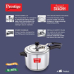 Picture of Prestige Svachh Nakshatra Plus Handi 5 L Induction Bottom Pressure Cooker  (Aluminium)