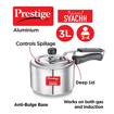 Picture of Prestige Nakshatra Plus Svachh 3 L Induction Bottom Pressure Cooker  (Aluminium)