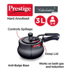 Picture of Prestige Svachh Nakshatra Plus 3 L Induction Bottom Pressure Cooker  (Hard Anodized)