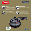Picture of Prestige Svachh Nakshatra Plus 3 L Induction Bottom Pressure Cooker  (Hard Anodized)