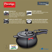 Prestige Svachh Nakshatra Plus 5 L Induction Bottom Pressure Cooker  (Hard Anodized) की तस्वीर