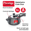 Picture of Prestige Svachh Duo Cute 5 L Induction Bottom Pressure Cooker  (Hard Anodized)