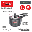 Prestige Apple Duo Plus Hard Anodised 3 L Induction Bottom Pressure Cooker  (Hard Anodized) की तस्वीर