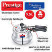 Picture of Prestige Svachh Nakshatra Alpha Handi 3.5 L Induction Bottom Pressure Cooker  (Stainless Steel)