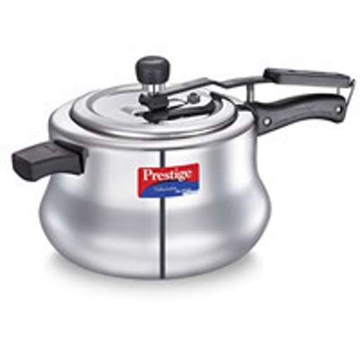 Picture of Prestige Svachh Nakshatra Alpha 5.5 L Induction Bottom Pressure Cooker  (Stainless Steel)