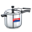 Picture of Prestige Nakshatra Alpha 7 L Induction Bottom Pressure Cooker  (Stainless Steel)