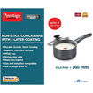 Picture of Prestige Prestige Omega Select Plus Sauce Pan - 16cm with Lid NA Pan 16 cm diameter with Lid 1 L capacity  (Aluminium, Non-stick, Induction Bottom)