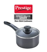 Picture of Prestige Prestige Omega Select Plus Sauce Pan - 16cm with Lid NA Pan 16 cm diameter with Lid 1 L capacity  (Aluminium, Non-stick, Induction Bottom)