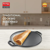 Picture of Prestige Cast Iron Dosa Tawa 30 cm diameter  (Cast Iron, Induction Bottom)