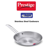 Picture of Prestige Tri ply splendor fry pan with out lid Fry Pan 22 cm diameter 1.2 L capacity  (Triply, Induction Bottom)