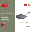 Picture of Prestige Prestige Hard Anodized Aluminium Chapati Tawa (245 mm, Black) Tawa 24.5 cm diameter  (Hard Anodised, Induction Bottom)