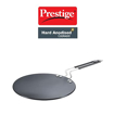 Picture of Prestige Prestige Hard Anodized Aluminium Chapati Tawa (245 mm, Black) Tawa 24.5 cm diameter  (Hard Anodised, Induction Bottom)