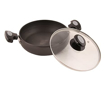 Picture of Prestige Hard Anodised Plus Sauce Pan 20 cm diameter with Lid 3.3 L capacity  (Hard Anodised, Non-stick, Induction Bottom)