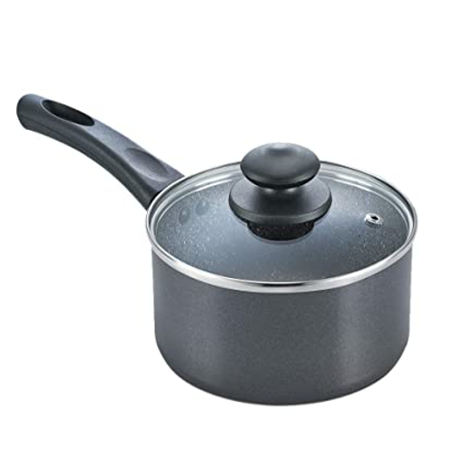 Picture of Prestige Hard Anodised Plus Milk Pan 16 cm diameter 1.5 L capacity  (Hard Anodised, Non-stick, Induction Bottom)