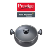 Picture of Prestige Hard Anodised Plus Sauce Pan 24 cm diameter with Lid 5.7 L capacity  (Hard Anodised, Induction Bottom)