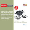 Picture of Prestige Hard Anodised Multi Kadai 220mm Standard Idli Maker  (2 Plates , 8 Idlis )