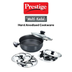 Picture of Prestige Hard Anodised Multi Kadai 220mm Standard Idli Maker  (2 Plates , 8 Idlis )