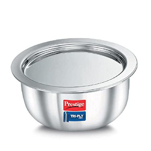 Picture of Prestige with Lid 1.9 L capacity 18 cm diameter  (Triply, Induction Bottom)