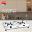 Picture of Prestige Agni Stainless Steel Manual Gas Stove  (2 Burners)