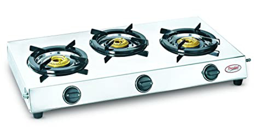 Prestige stove 3 on sale burner