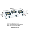 Picture of Prestige Perfect Stainless Steel Manual Gas Stove  (3 Burners)