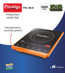 Picture of Prestige PIC 29.1 Orange Induction Cooktop  (Orange, Black, Push Button)