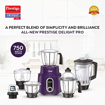 Picture of Prestige Delight Pro Mixer Grinder 750 W Mixer Grinder (3 Jars, White and grey)