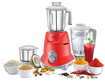 Picture of Prestige Watts Supra 750 Mixer Grinder (3 Jars, Red, Silver)