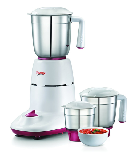 Picture of Prestige Hero  550 W Juicer Mixer Grinder (3 Jars, White)