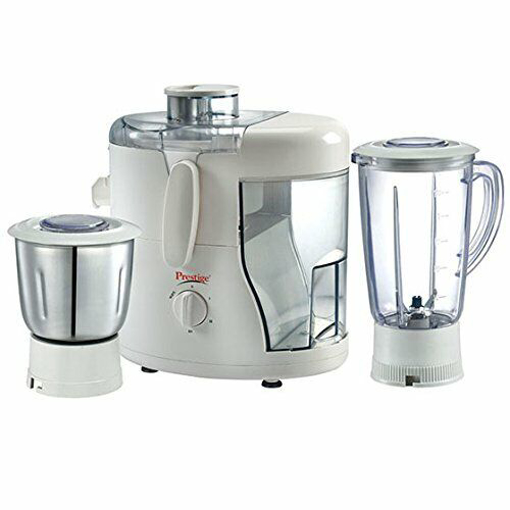 Picture of Prestige JMG Champ 550 W Juicer Mixer Grinder (3 Jars, White)