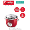 Picture of Prestige CUTE 1.8-2 Electric Rice Cooker with Steaming Feature  (1.8 L, Silky Red)