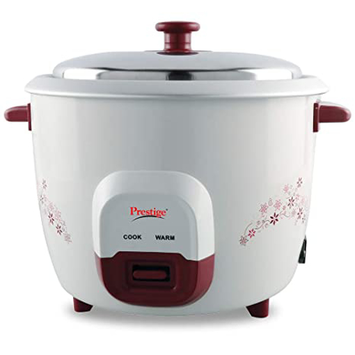 Picture of Prestige Delight PRWO - 1.0 Electric Rice Cooker  (1 L, White)