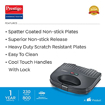 Picture of Prestige by Prestige PGFSP - Spatter Coated Non-stick Sandwich Toasters With fixed Plate Grill  (Black)