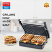 Picture of Prestige PEG 6.0 Electric Grill Sandwich Maker 1000 W, Black