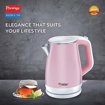 Picture of Prestige PKPC 1.5 (1500 ML WITH CONCEALED ELEMENT) Electric Kettle  (1.5 L, Pink)