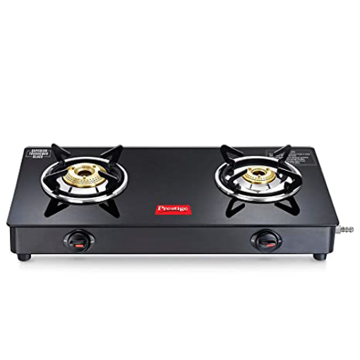 Picture of Prestige Marvel Plus Auto Ignition 2 Burner Glass top GTM 02 AI Black