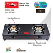 Prestige Marvel Plus Auto Ignition 2 Burner Glass top GTM 02 AI Black की तस्वीर