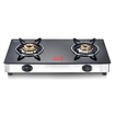 Picture of Prestige Marvel Glass Top Gas Table GTM 02 SS Steel Manual Gas Stove  (2 Burners)