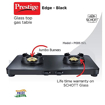 Picture of Prestige Edge Gas Table PEBS 02 - Black