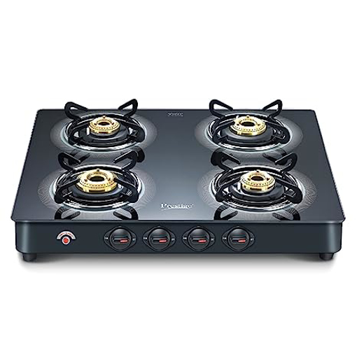 PRESTIGE ROYALE PLUS GT 04/ GT 04 AI BLACK BODY Gas Stove की तस्वीर