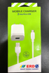 Picture of ERD 2 A Mobile TC 21 Micro USB Charger Charger with Detachable Cable  (White, Cable Included)