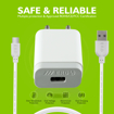 Picture of ERD 2.4 A Mobile TC 24 MICROUSB 2.4 A Mobile Charger with Detachable Cable (White, Cable Included) Charger with Detachable Cable  (White)