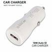 Picture of ERD 3 A Mobile TC-45 18W QUICK FAST Charger | BIS Certified 3 Amp USB Dock with 1 Meter Long Type C USB Cable (White) Charger with Detachable Cable  (White)