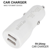 Picture of ERD CC-22 Car Charger 5V / 2 Amp. USB Dock | Compatible with All Smart Phones, Power Banks, Tablets, Bluetooth Devices, Gaming Devices, Digital Camera & Other Devices (White)